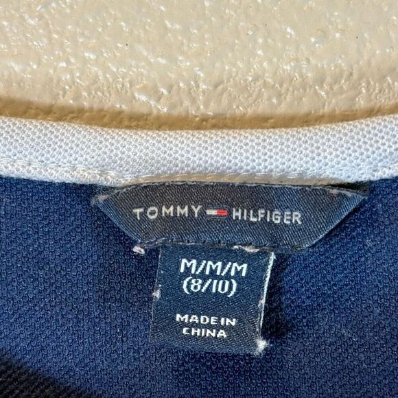 Tommy Hilfiger Classic American Red, White & Blue Dress Girls Medium 8/10 - Picture 4 of 9